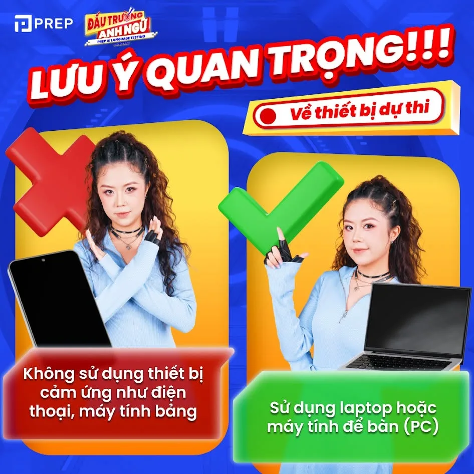 Campaign KV on which devices to use for the test