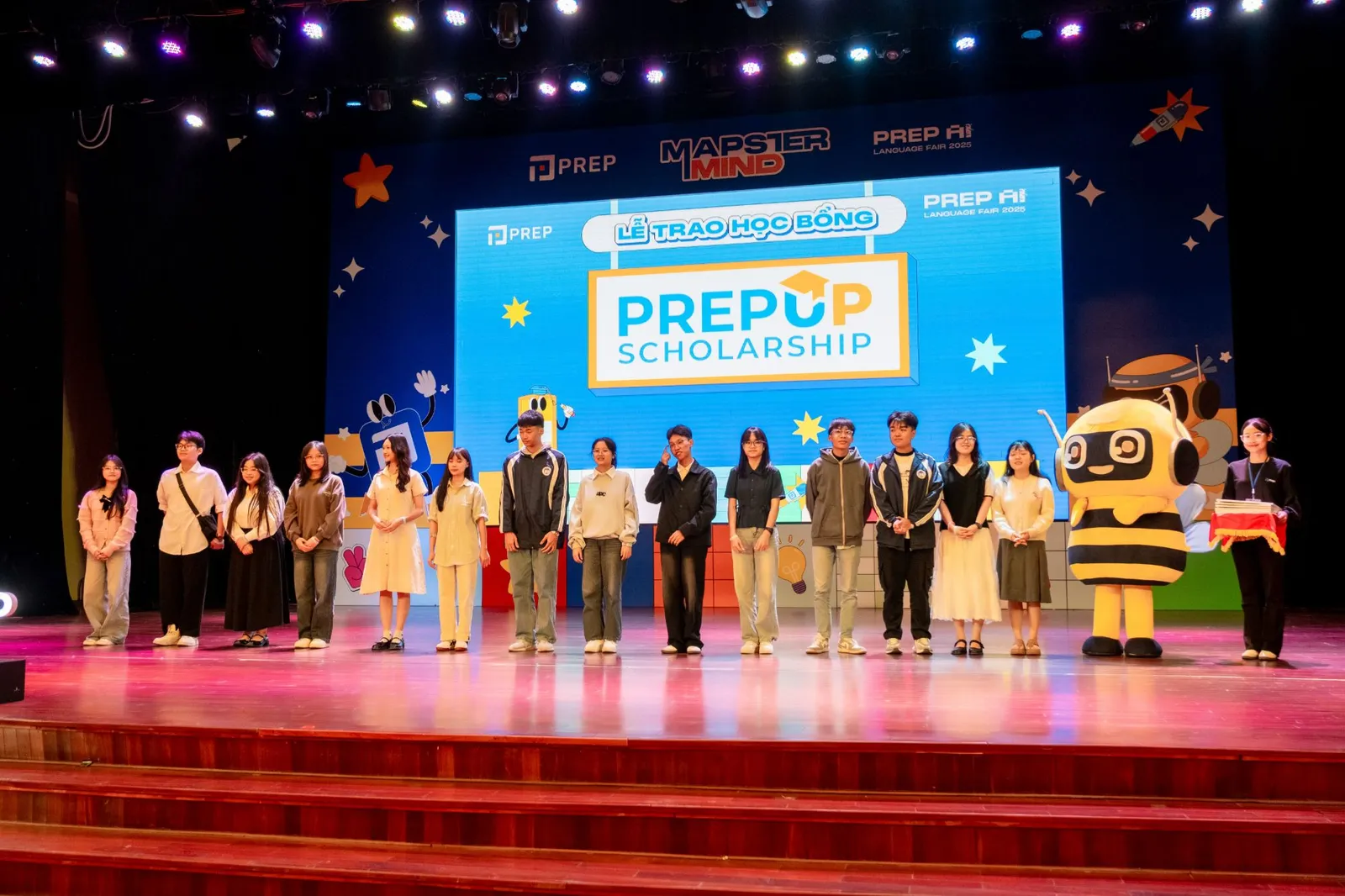 LED screen for the PrepUp Scholarship award ceremony